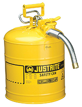 CAN SAFETY METAL 5 GALLON F/DIESEL FUEL YELLOW - Cans